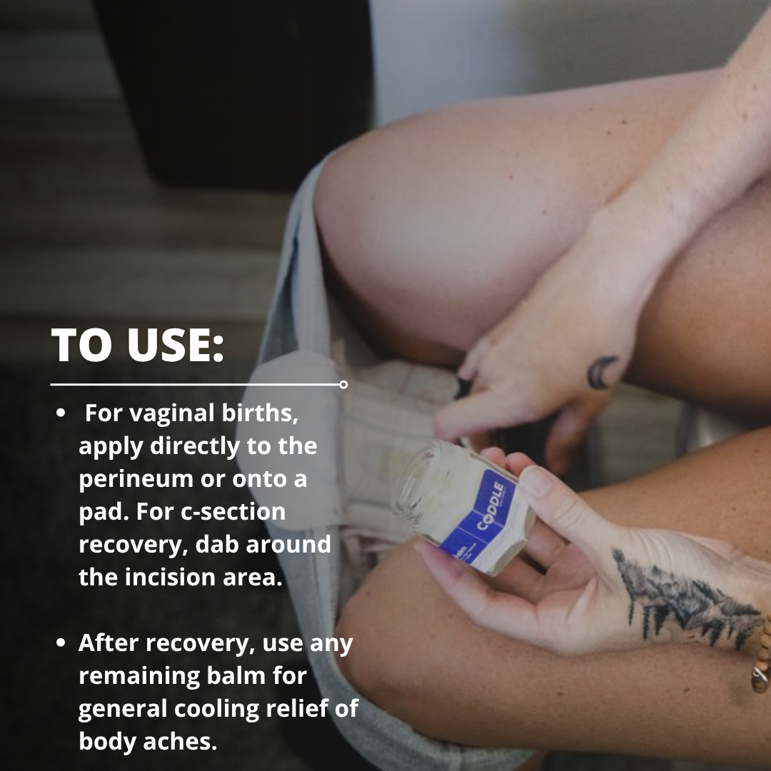 Postpartum Perineal Balm for Soothing Comfort & Healing