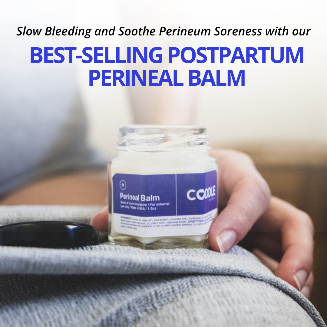 Cooling postpartum recovery balm