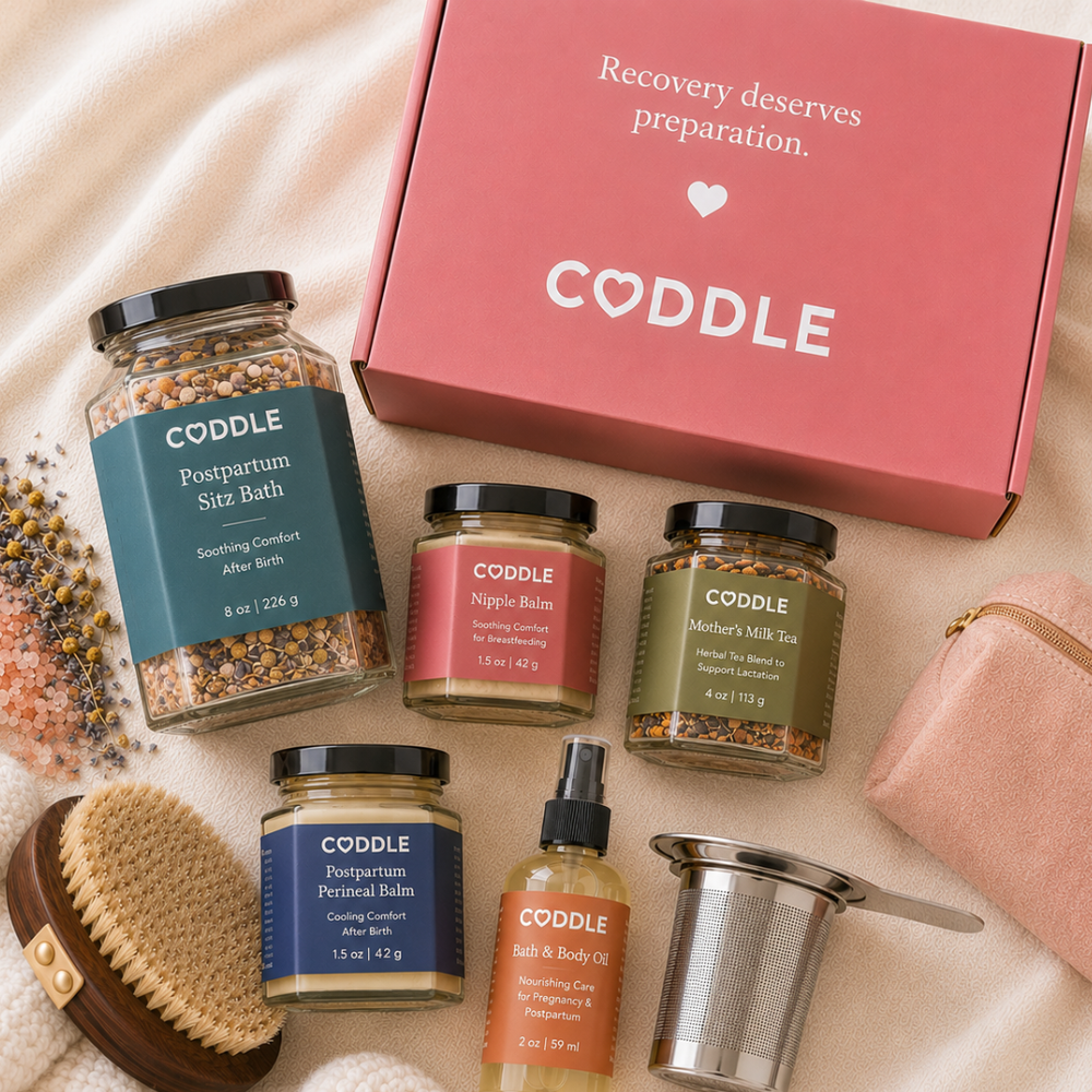 CODDLE postpartum care kit of products