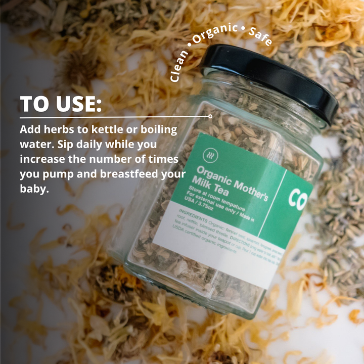 How to brew herbal lactation tea using CODDLE mother's milk tea blend.